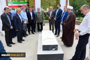 مراسم گرامیداشت هفته دفاع مقدس در یادمان شهید خوش‌نام دانشکده ساری 28
