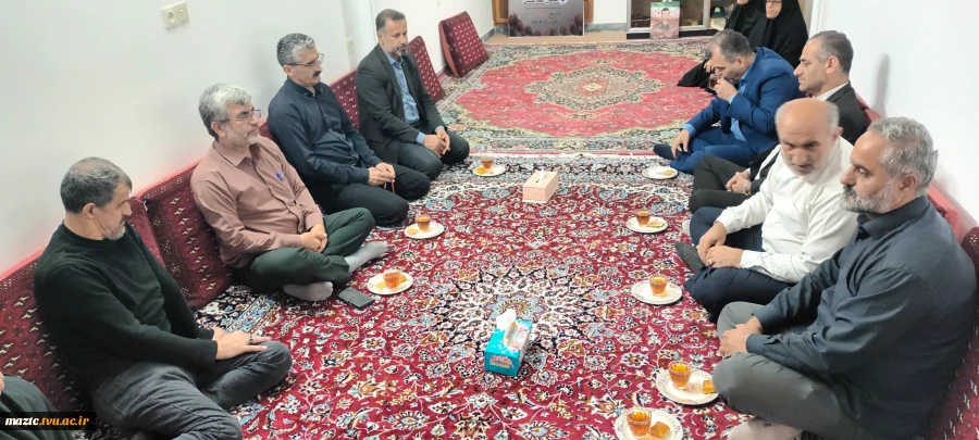 دیدار با خانواده شهید ابوالفضل مقدسی دانش آموخته دانشگاه ملی مهارت مازندران 4