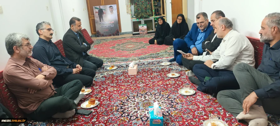دیدار با خانواده شهید ابوالفضل مقدسی دانش آموخته دانشگاه ملی مهارت مازندران 5