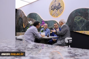 بازدید اعضای هیات‌علمی و اساتید از نمایشگاه معماری و دکوراسیون داخلی تهران 11
