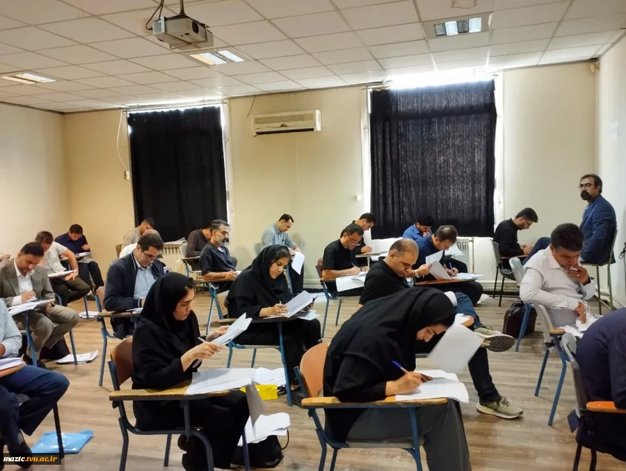 برگزاری آزمون کانون کارشناسان رسمی دادگستری در مراکز ساری و نوشهر دانشگاه ملی مهارت مازندران 8