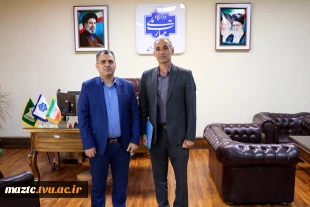 دیدار مسئول بازریابی اداره پست مازندران با سرپرست دانشگاه ملی مهارت استان 6